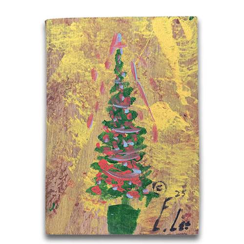 Ernest Lee 6x 8 Christmas Tree WP5697